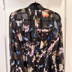 Reiss blouse with black camisole